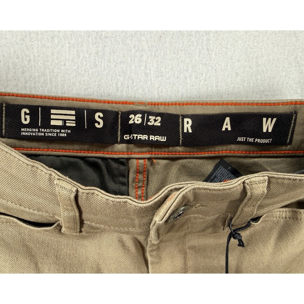 NWT G-Star Raw Cargo Skinny Pants Women 26x32 Olive Green Utility Pocket Stretch - Picture 4 of 9